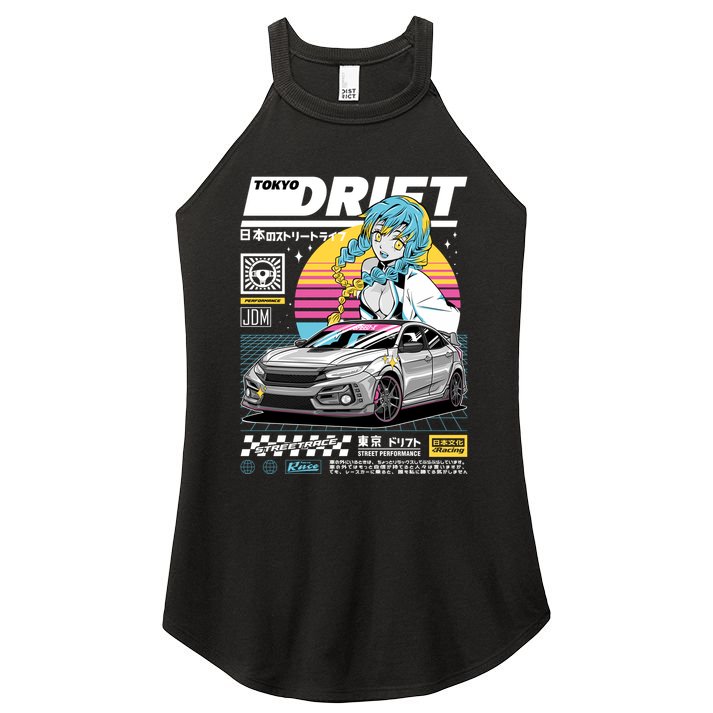 Tokyo Drift Women's Perfect Tri Rocker Tank