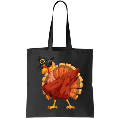 Thanksgiving Dabbing Turkey Tote Bag