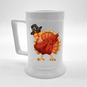 Thanksgiving Dabbing Turkey Beer Stein