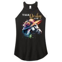 Talk Derby To Me Racing Horse Women’s Perfect Tri Rocker Tank