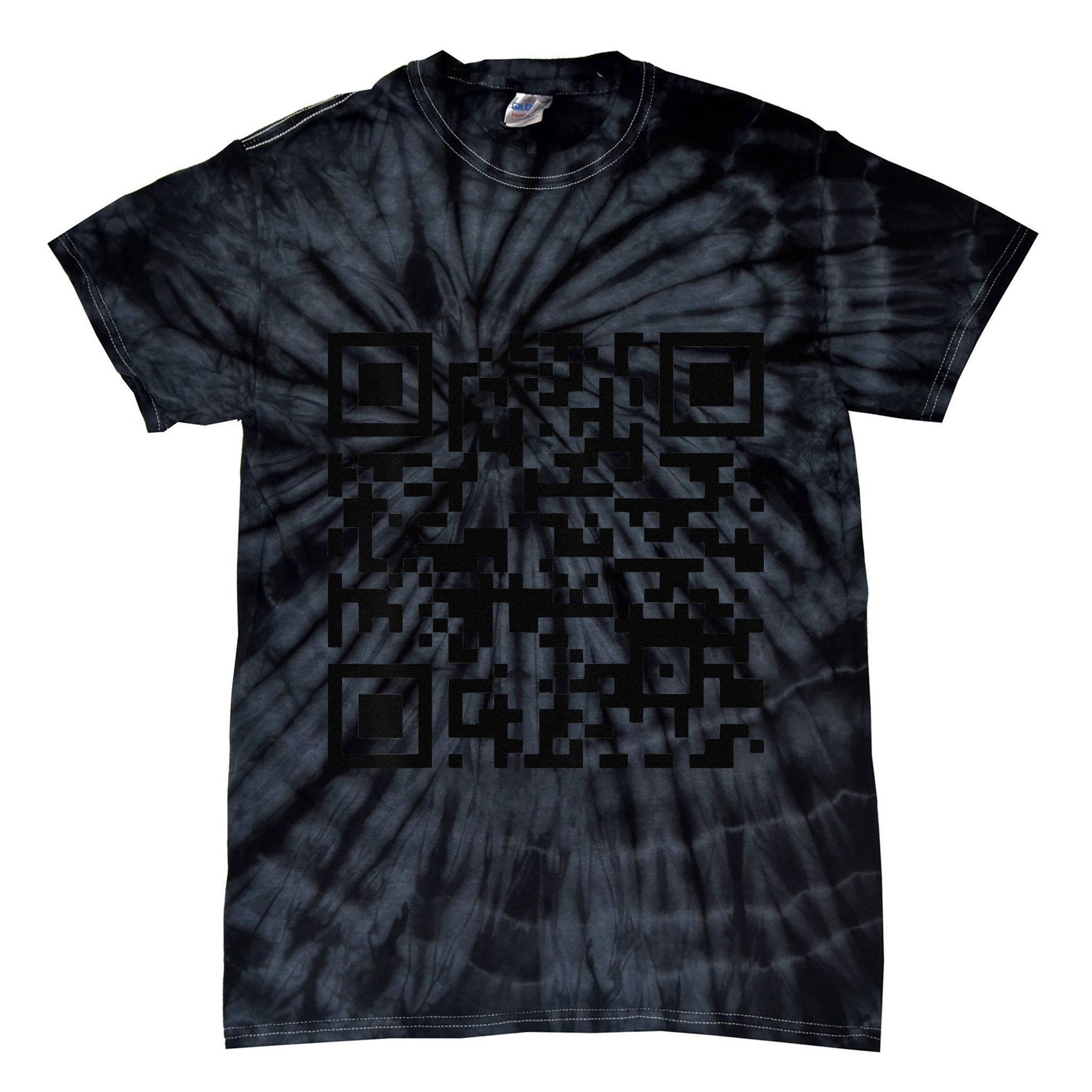 Trump Dance Troll Qr Funny President Trump Dance Code Back Tie-Dye T-Shirt