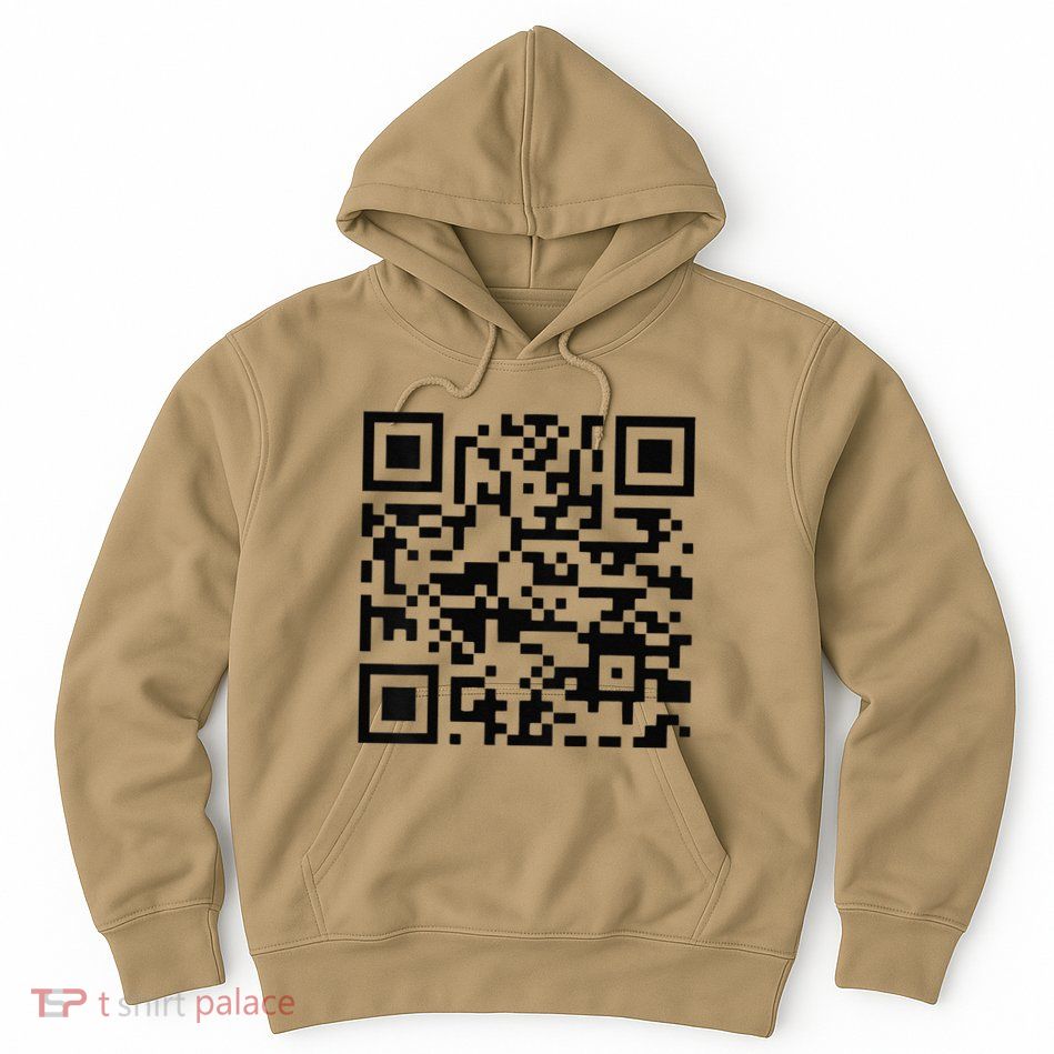Trump Dance Troll Qr Funny President Trump Dance Code Back Hoodie