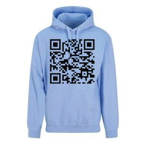 Trump Dance Troll Qr Funny President Trump Dance Code Back Unisex Surf Hoodie