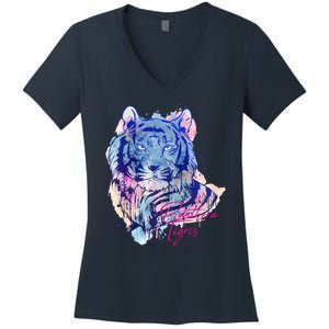 Tigris Design Women's V-Neck T-Shirt