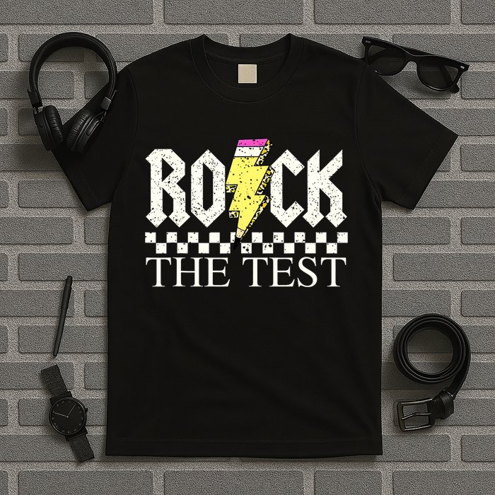 Testing Day Teacher Student Motivational Rock The Test  T-Shirt