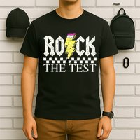 Testing Day Teacher Student Motivational Rock The Test  T-Shirt