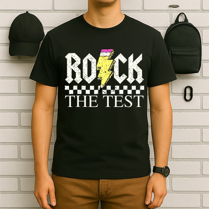 Testing Day Teacher Student Motivational Rock The Test  T-Shirt