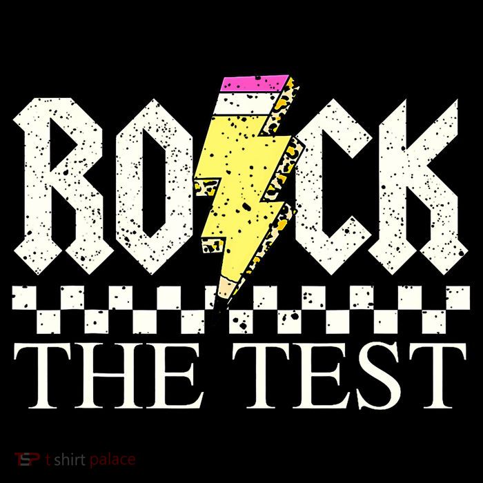 Testing Day Teacher Student Motivational Rock The Test  Impact Tech Backpack