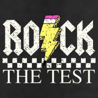 Testing Day Teacher Student Motivational Rock The Test  Adult Drive Performance Visor
