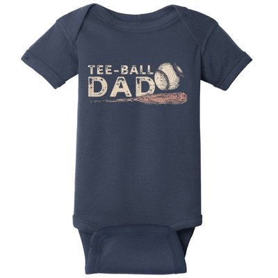 Tball Dad  TBall Dad Tee Ball Daddy Sport Fathers Day Baby Bodysuit