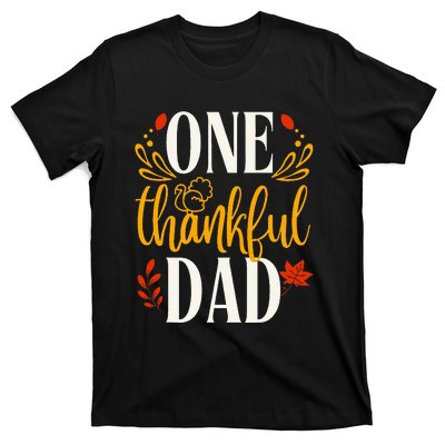 Thankful Dad Thanksgiving Day Family Matching T-Shirt