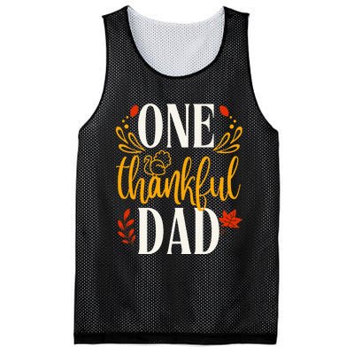 Thankful Dad Thanksgiving Day Family Matching Mesh Reversible Basketball Jersey Tank