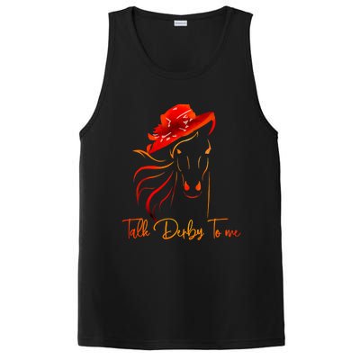 Talk Derby To Me Horse Racing Funny Derby Day PosiCharge Competitor Tank