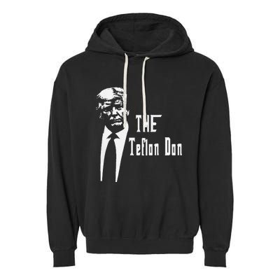 Teflon Don Trump Funny Garment-Dyed Fleece Hoodie