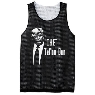 Teflon Don Trump Funny Mesh Reversible Basketball Jersey Tank