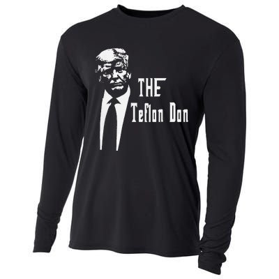 Teflon Don Trump Funny Cooling Performance Long Sleeve Crew