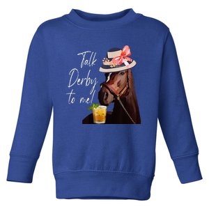 Talk Derby To Me Horse Toddler Sweatshirt