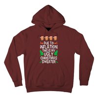 Trump Due To Inflation Ugly Christmas Hoodie