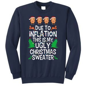 Trump Due To Inflation Ugly Christmas Sweatshirt