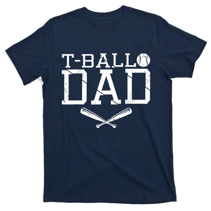 T-Ball Dad TeeBall Dad Tee Fathers Day Baseball Dad T-Shirt