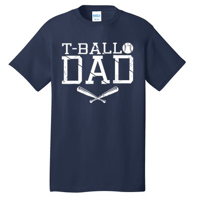 T-Ball Dad TeeBall Dad Tee Fathers Day Baseball Dad Tall T-Shirt