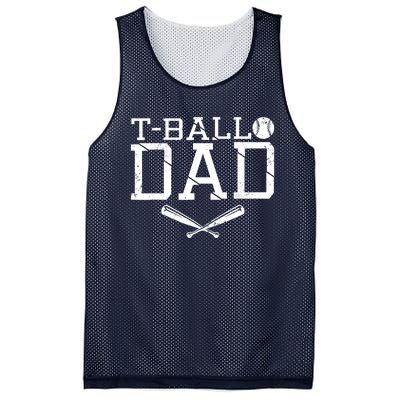 T-Ball Dad TeeBall Dad Tee Fathers Day Baseball Dad Mesh Reversible Basketball Jersey Tank