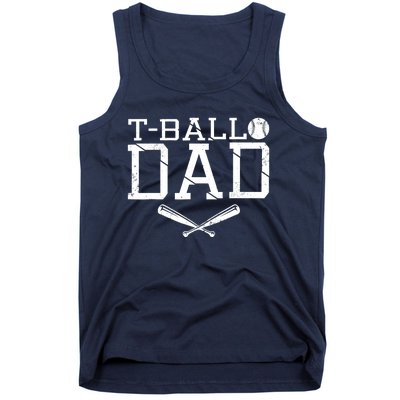 T-Ball Dad TeeBall Dad Tee Fathers Day Baseball Dad Tank Top