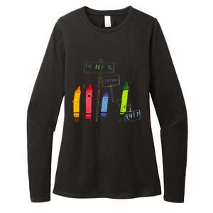 The Day The Crayons Quit Birthday Decorations Funny Womens CVC Long Sleeve Shirt