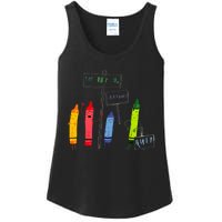 The Day The Crayons Quit Birthday Decorations Funny Ladies Essential Tank