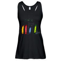 The Day The Crayons Quit Birthday Decorations Funny Ladies Essential Flowy Tank