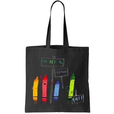 The Day The Crayons Quit Birthday Decorations Funny Bag