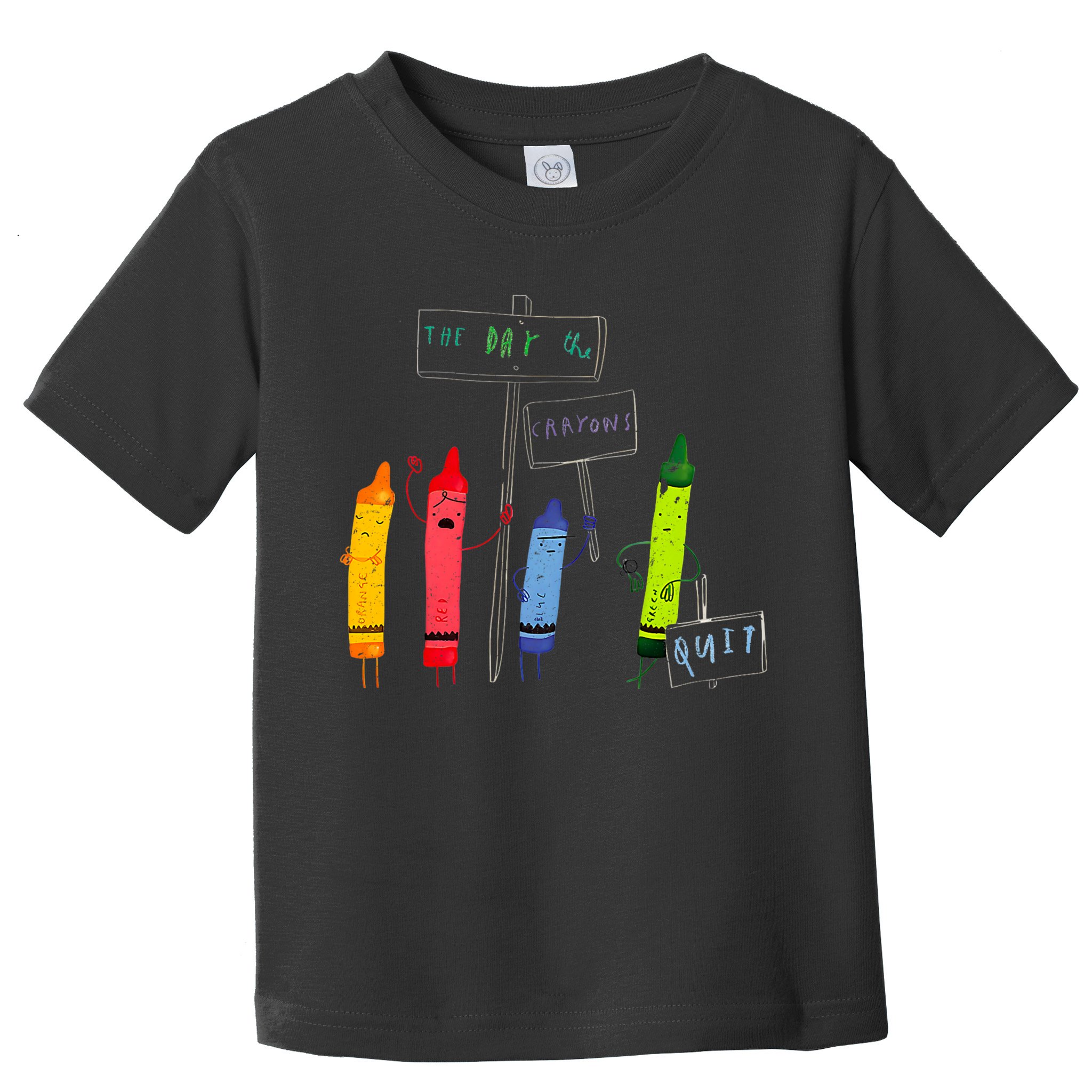 The Day The Crayons Quit Birthday Decorations Funny Toddler T-Shirt