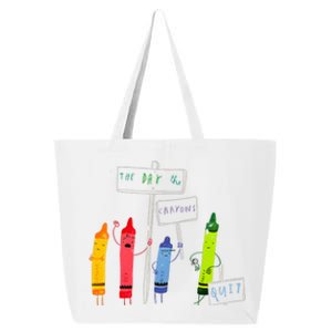 The Day The Crayons Quit Birthday Decorations Funny 25L Jumbo Tote