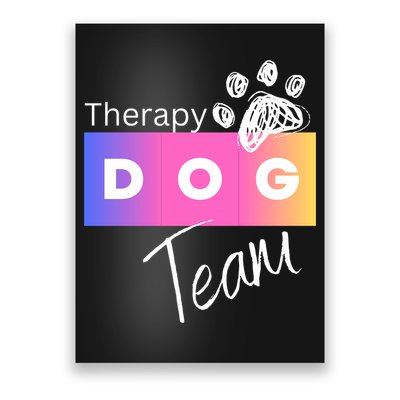 Therapy Dog Team Poster