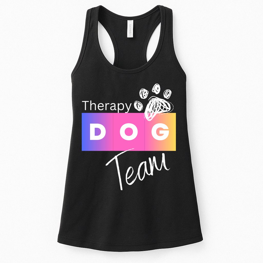Therapy Dog Team Womens Tank Top