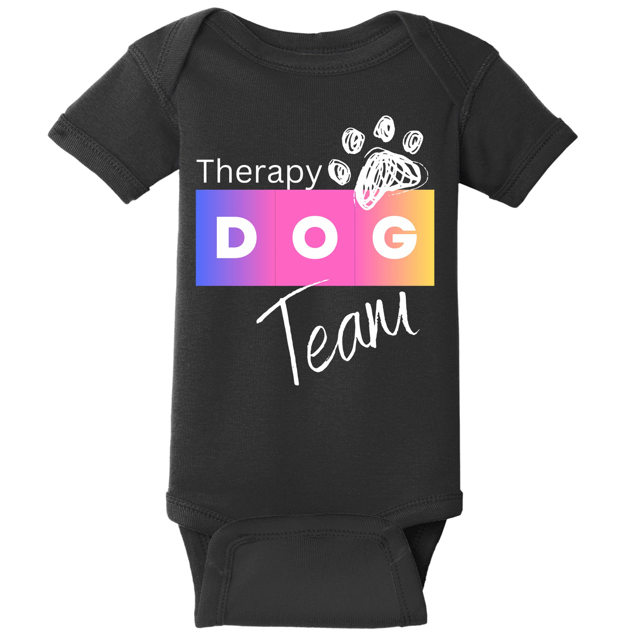 Therapy Dog Team Baby Bodysuit