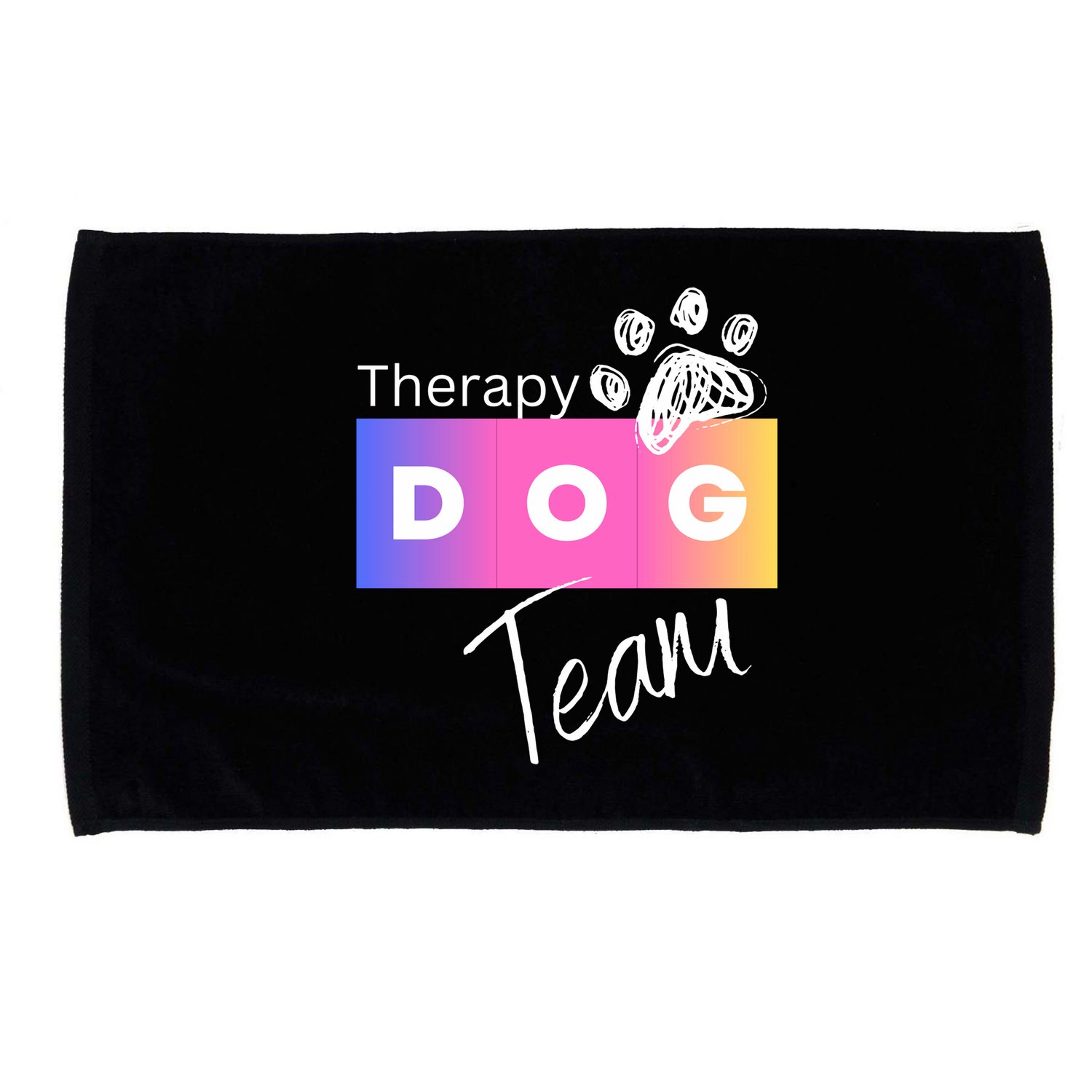 Therapy Dog Team Microfiber Hand Towel