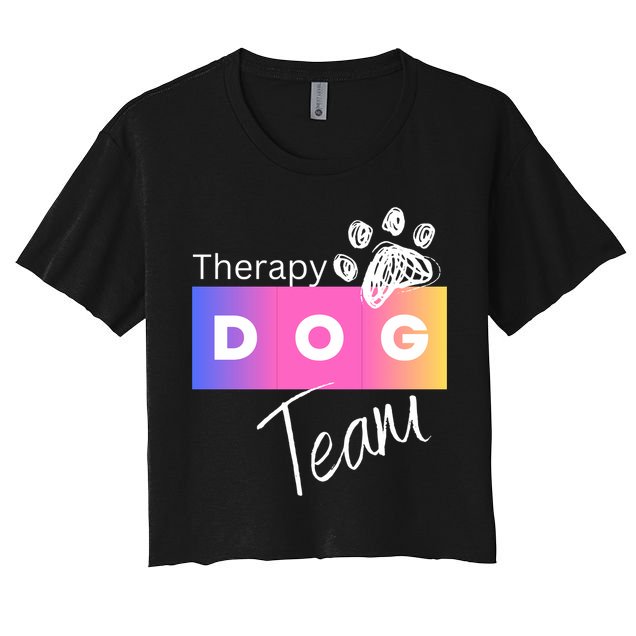 Therapy Dog Team Crop Top