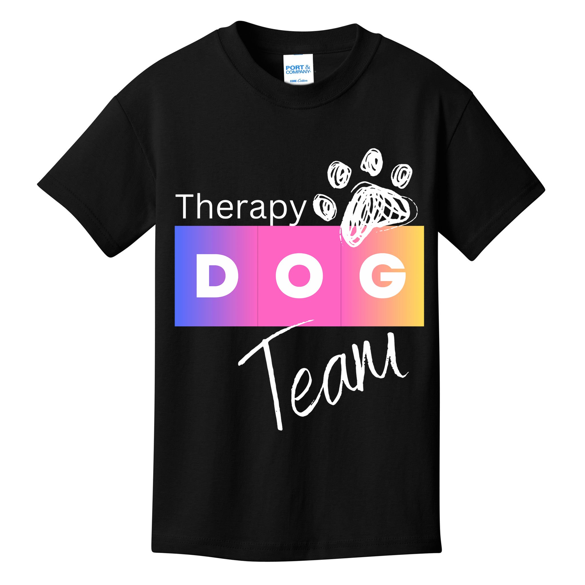 Therapy Dog Team Kids T-Shirt