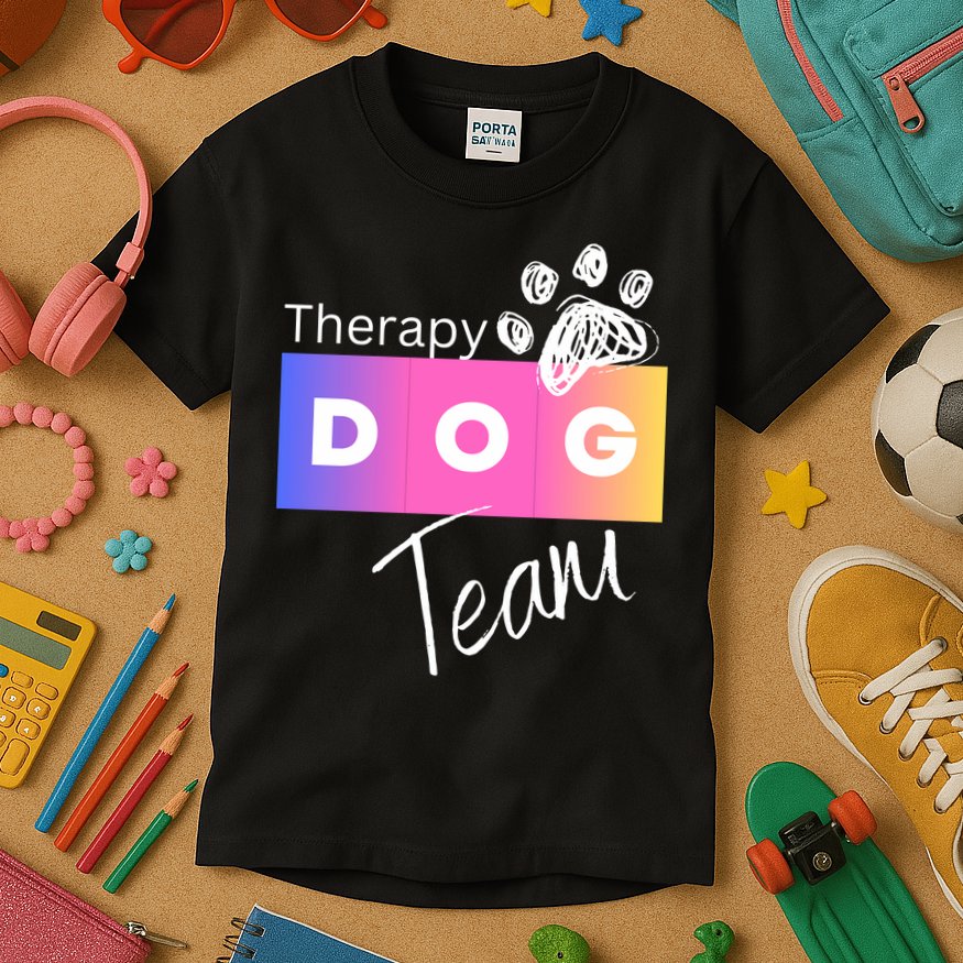 Therapy Dog Team Kids T-Shirt