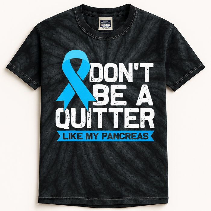 T1D Diabetic Type 1 Diabetes Awareness Gift Kids Tie-Dye T-Shirt