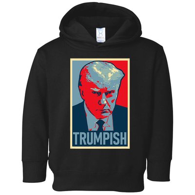 TRUMPISH DONALD TRUMP MUG SHOT Obama Hope Meme Parody Toddler Hoodie