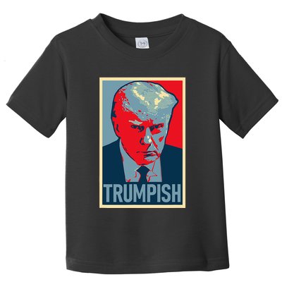 TRUMPISH DONALD TRUMP MUG SHOT Obama Hope Meme Parody Toddler T-Shirt