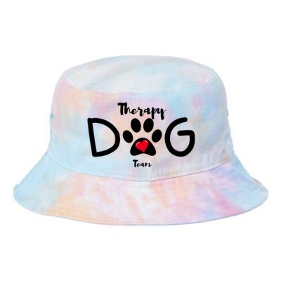 Therapy Dog Team Trending Design Tie Dye Newport Bucket Hat