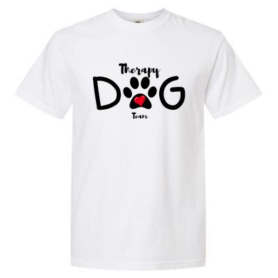 Therapy Dog Team Trending Design Garment-Dyed Heavyweight T-Shirt