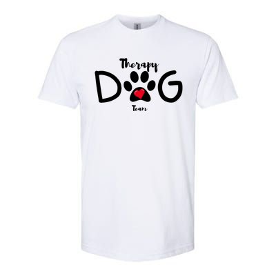 Therapy Dog Team Trending Design Softstyle CVC T-Shirt