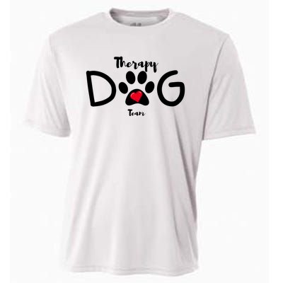 Therapy Dog Team Trending Design Cooling Performance Crew T-Shirt