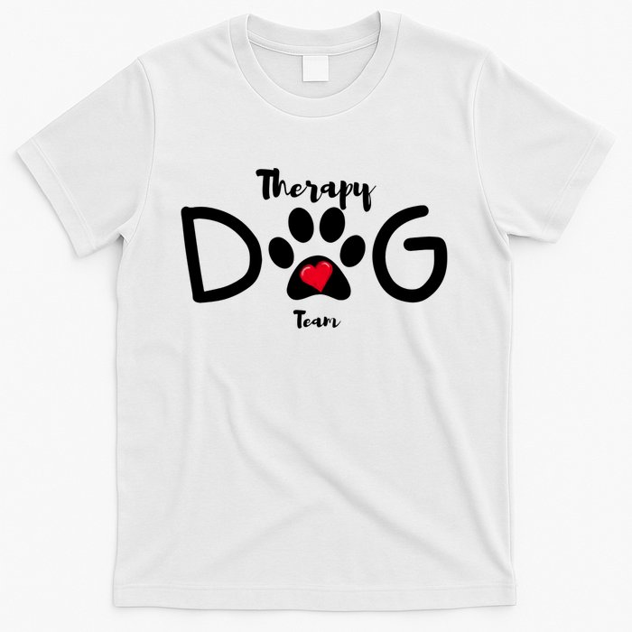 Therapy Dog Team Trending Design T-Shirt