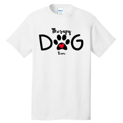 Therapy Dog Team Trending Design Tall T-Shirt