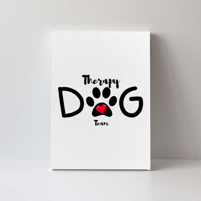 Therapy Dog Team Trending Design Canvas